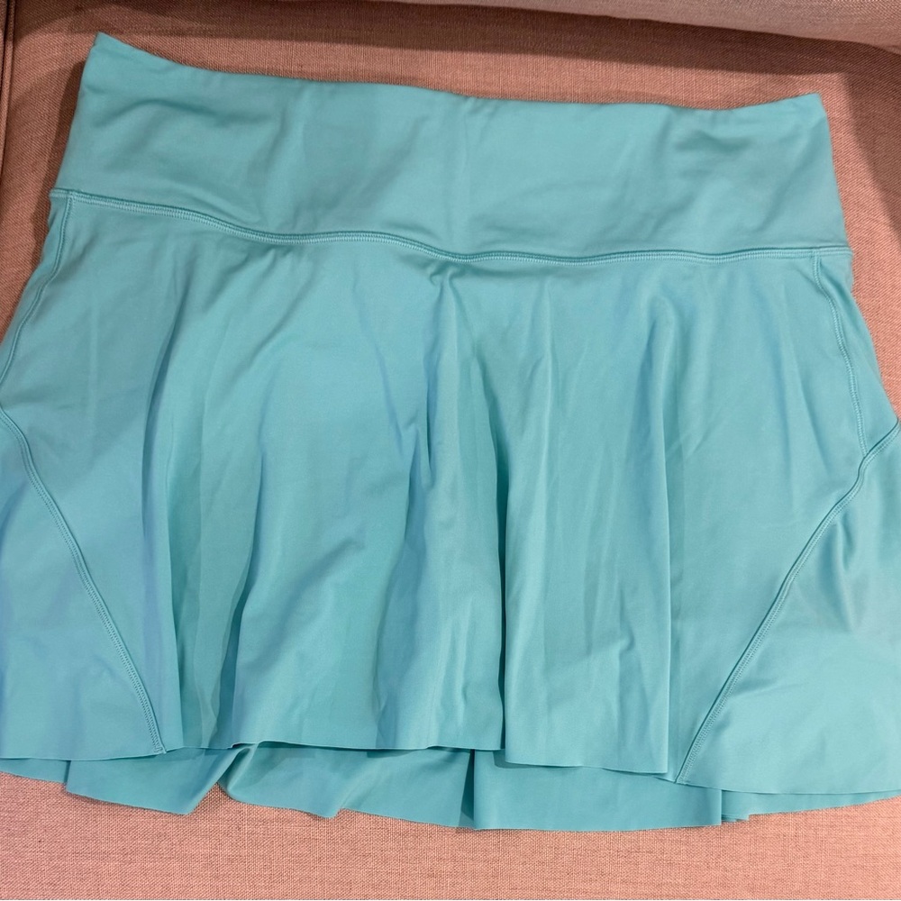 Athleta Ace Tennis Skort 15.5" Gulf Green Size XL